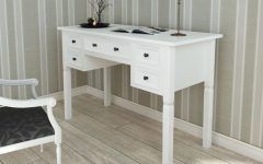 The 15 Best Collection of White and Cement Writing Desks
