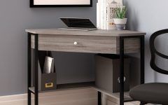The 15 Best Collection of Black and Gray Oval Writing Desks