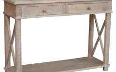 2-drawer Oval Console Tables